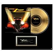 ZZ Top Eliminator Framed Gold Record